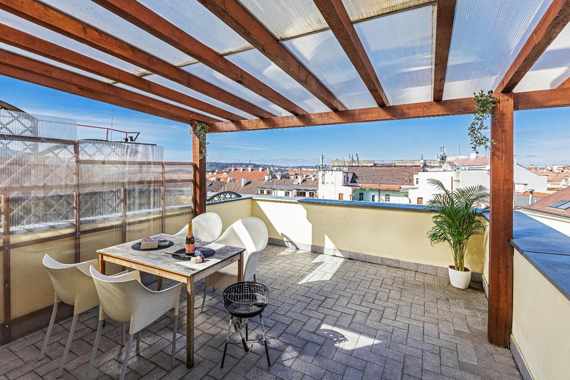 Appartamento Modern Attic With Terrace - Machova Praga
